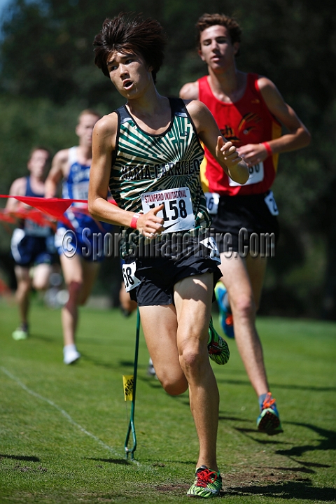 2014StanfordD2Boys-112.JPG - D2 boys race at the Stanford Invitational, September 27, Stanford Golf Course, Stanford, California.